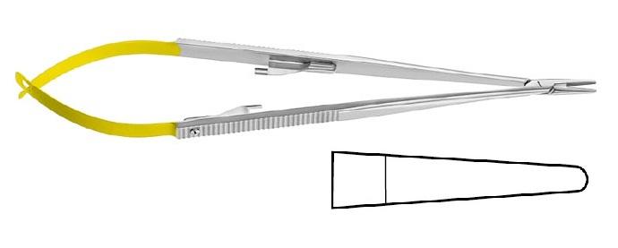 TC CASTROVIEJO Голкотримач мікро; прямий; гладкий; із замком; 14,0см. Tontarra Medizintechnik GmbH
